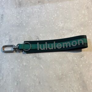 Lululemon Athletica Teal Key Holder with Silver Clip
